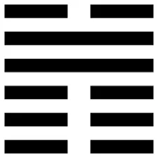 澤地「萃」。下卦二爻陰爻變為陽爻則為「困」。