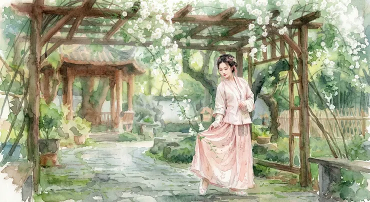 睡荼靡抓住裙衩線  Gemini繪圖示意