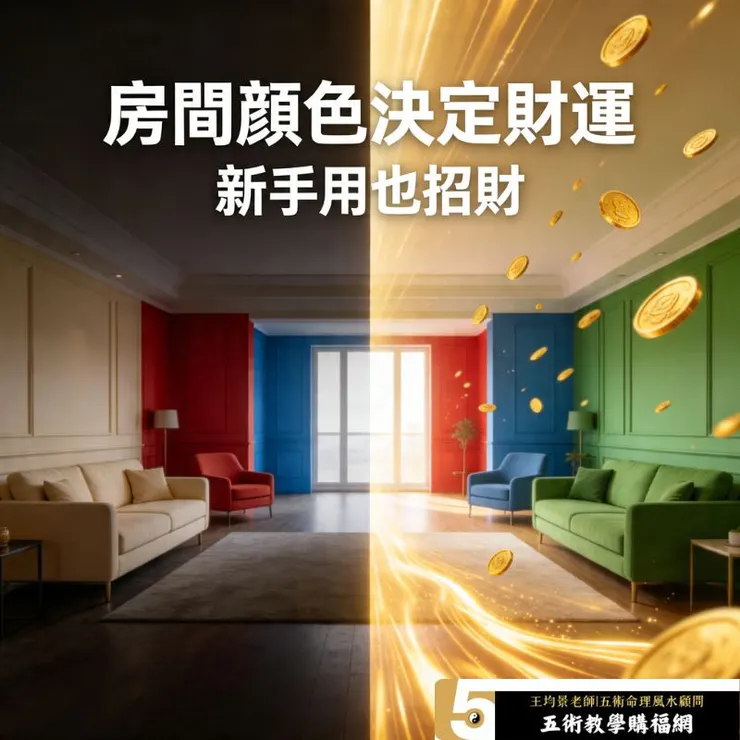 2026房間什麼顏色最招財？牆面＋家具風水配色全攻略，新手也能打造聚寶盆居家