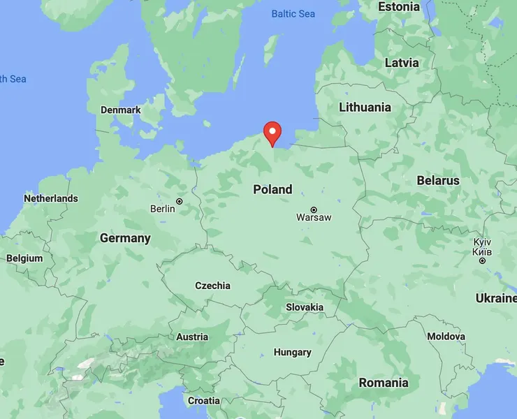 附圖為列寧造船廠的位址