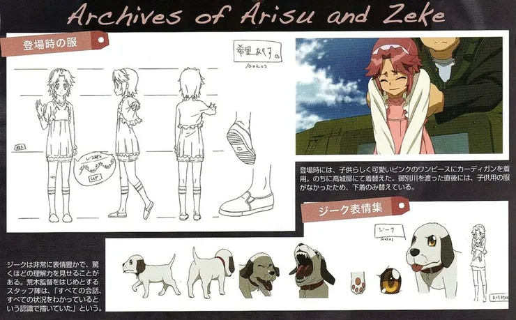 愛麗絲與吉克設定圖