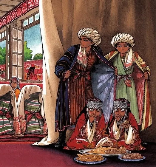 透過不同地區新嫁娘故事，呈現出古老的中亞風情