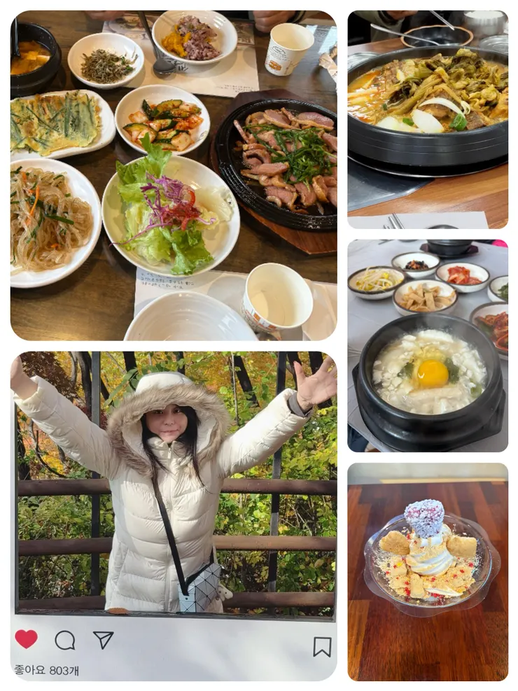 筆者吃得圓圓的了