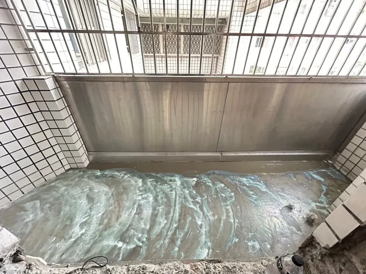 ▲陽台防水處理