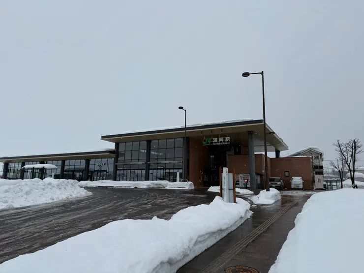 站外，這段的路況還可以。