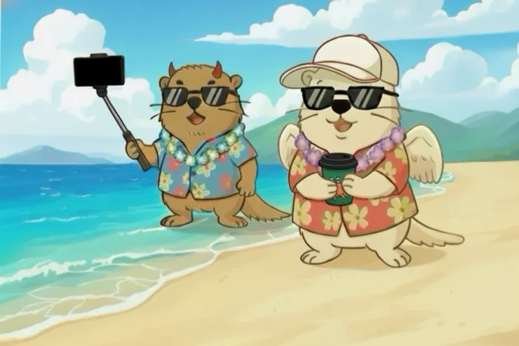 前往南臺灣渡假的感性與理性天使