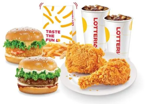 越南Lotteria招牌HS醬料炸雞，甜辣醬汁是越南在地人最愛的口味