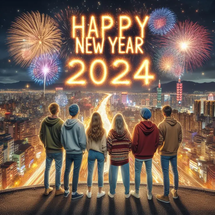 圖片引自【Cool RNA☛Bing DALL-E 3 and ALL AI 生成式藝術小小詠唱師-2024 新年快樂】