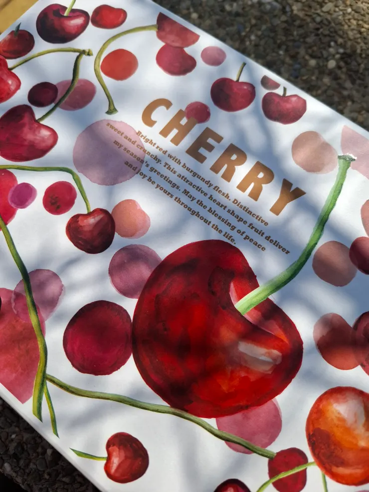 盒子很喜氣呢。