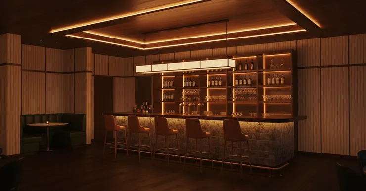 Different color-based styles generated with Render AI interior design for proposal comparison.