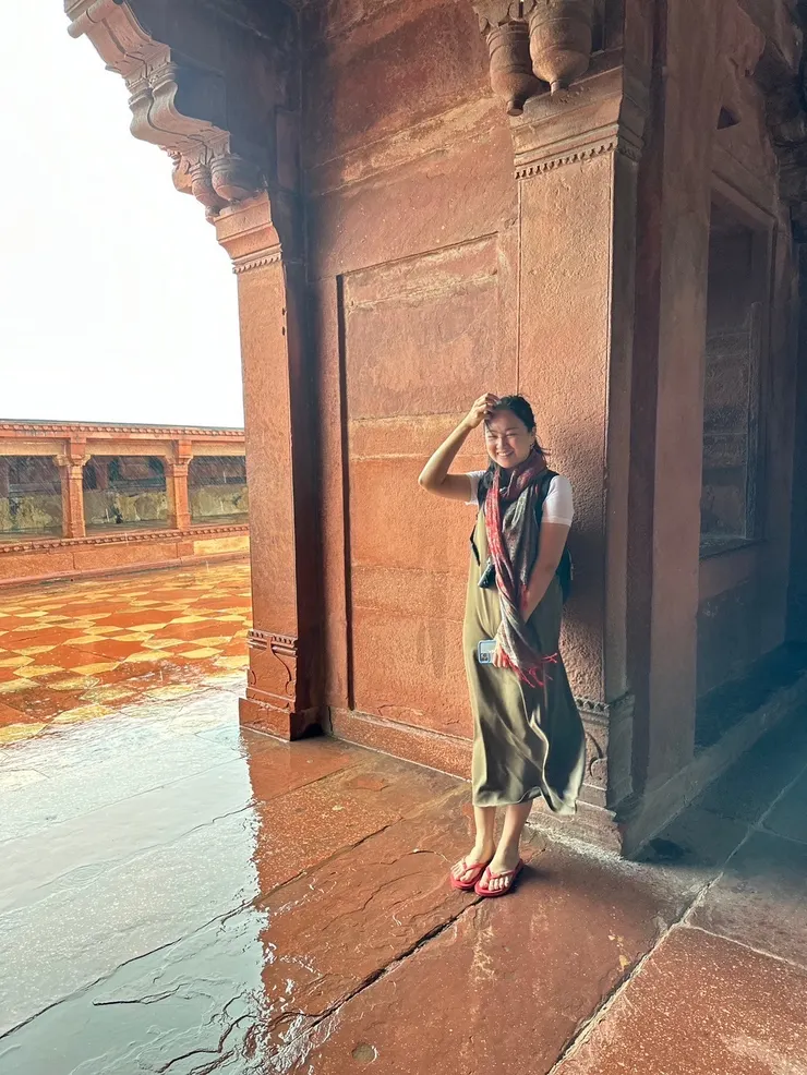 下雨的法特普希克里（Fatehpur Sikri）