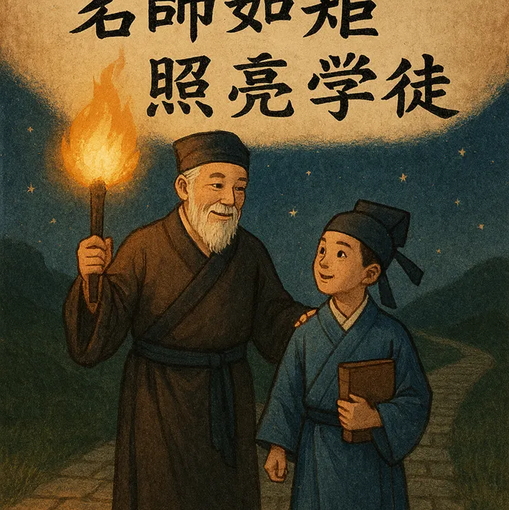 親愛的Copilot，我是說照亮「學途」，不是「學徒」！不過其實意思都一樣啦！