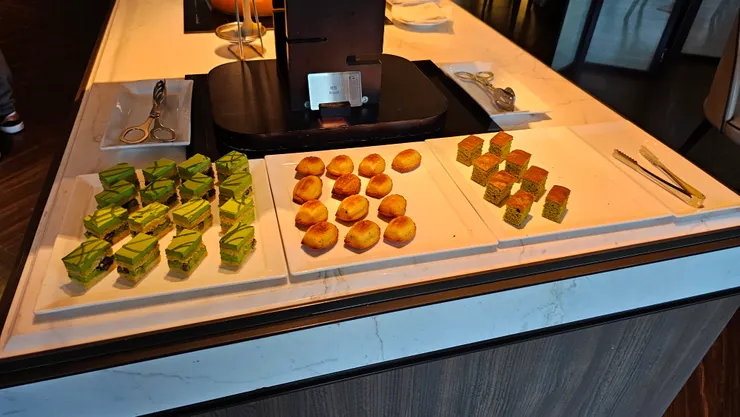 台北士林萬麗酒店行政酒廊的小點心!