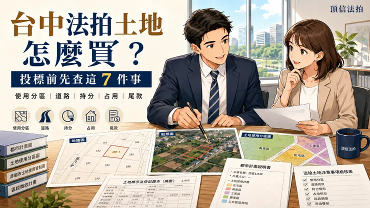 買法拍土地前，先查這 7 件事：不然便宜可能只是表面