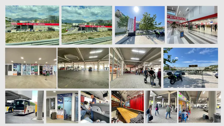 Terminali Lindor I Autobusave ( East Bus Terminal ) ( 跨境國際巴士運轉站;合併東部運轉站) :