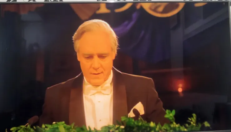  《美麗的境界》（A Beautiful Mind)劇照(李建崑翻拍於客廳電影院)