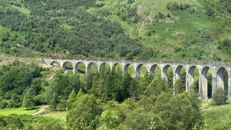 沿途蘇格蘭高地風光