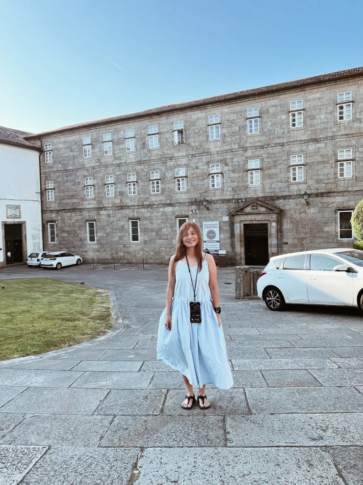 洗完澡出門吃晚餐