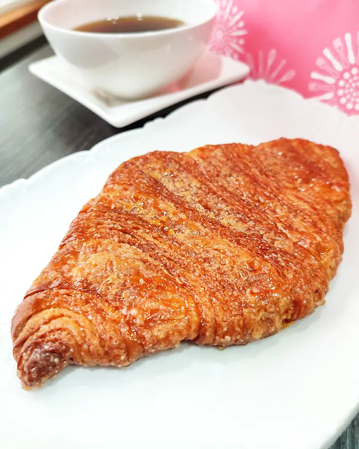 ▴ 宝泉扁可頌的厚度也是誠意十足～