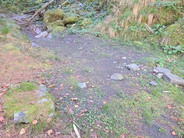 南湖溪附近就這塊營地了,不太平有點內凹,僅4T*1不到的大小
