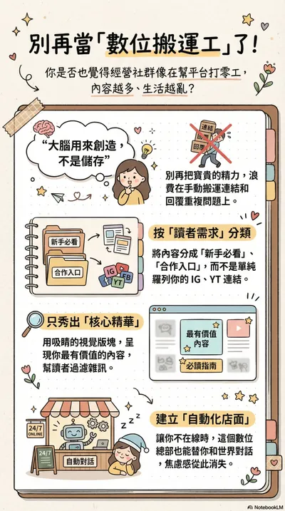 用《打造第二大腦》救回我亂七八糟的社群生活