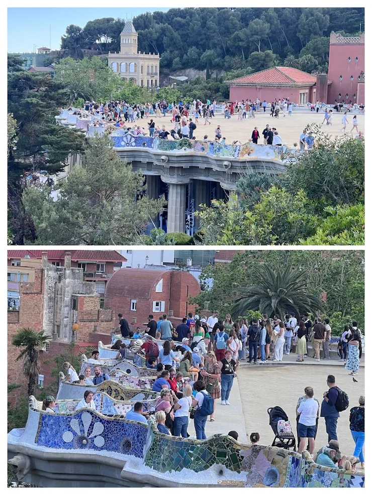 馬賽克海蛇長椅有設計排水孔