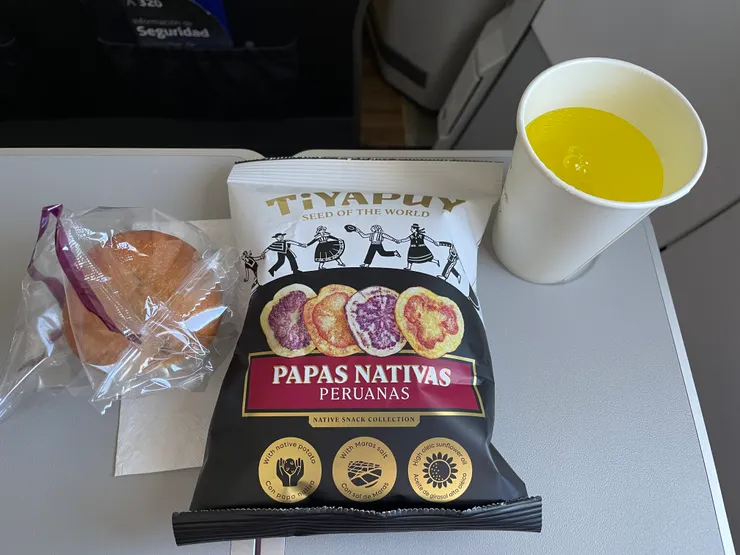 優質經濟艙的點心