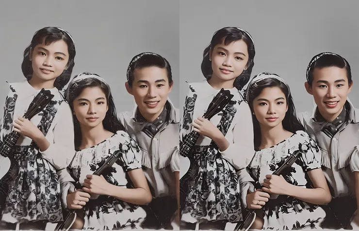 VQFR使用前                                                                      VQFR使用後