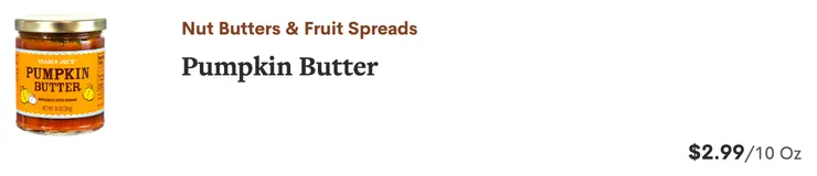 Pumpkin Butter(南瓜奶油抹醬)