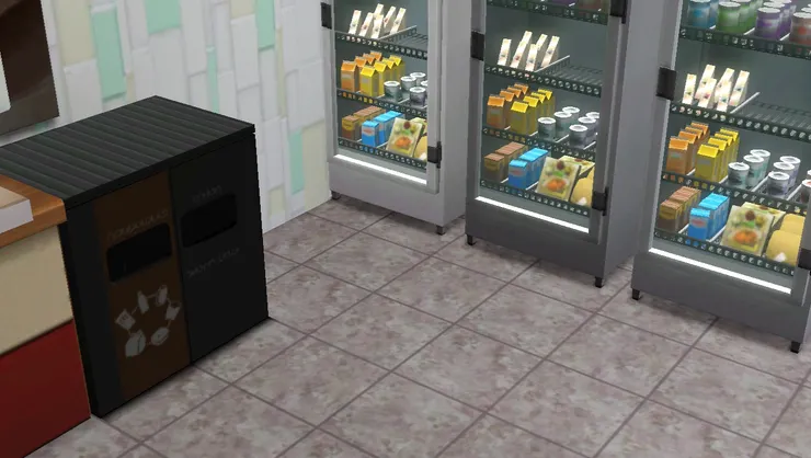 我特意把飲品雪櫃放在進食區，吃東西沒飲品怎麼行？客人一定會轉身來拿罐飲品。