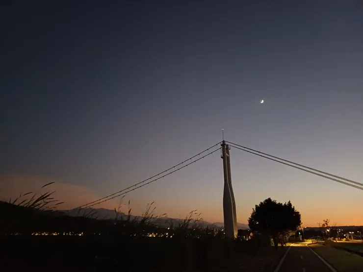 17：39 桃園大溪中庄左岸公園/中庄吊橋左岸