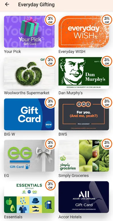 Woolworth Gift card