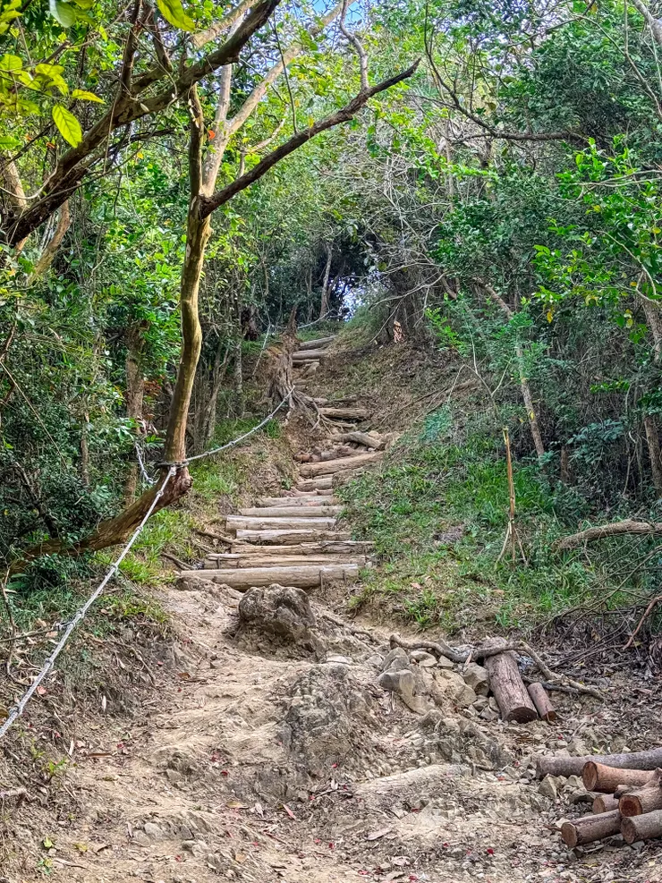 雖然陡上路程不長，但陡度不小