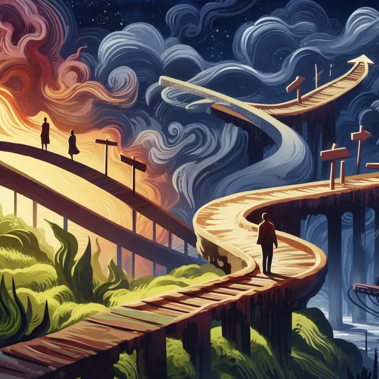 路途或許波折萬千，如果理性選擇，能讓我們找到出路。