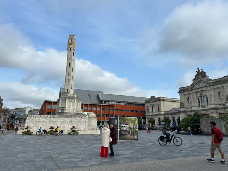 來到比利時魯汶拍下的第一張照片