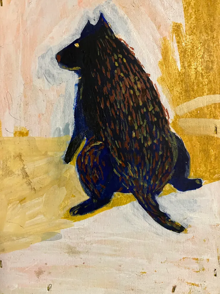 霖的畫——牠有一個自卑與傲氣兼具的靈魂