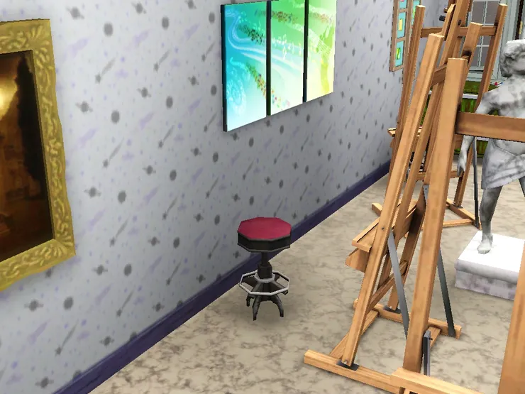 坐下慢慢畫吧。