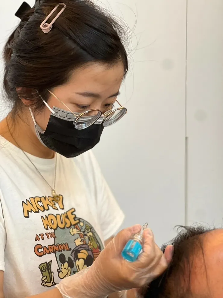 台南美容課程【柔星國際美容教育】毛母開通外泌體御髮教學│養髮