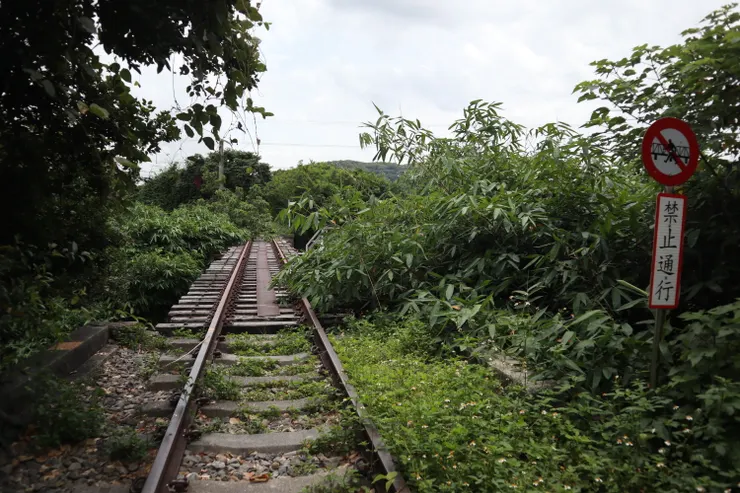 大安溪鐵橋南側的水圳橋