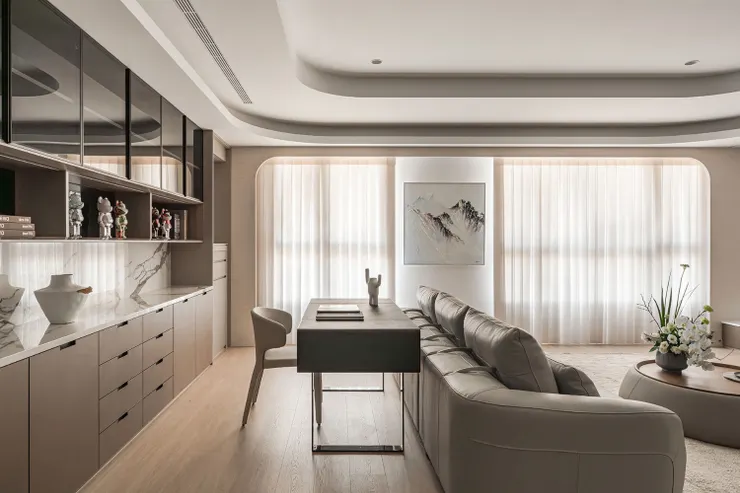 (作品呈現：現代輕奢風毛胚屋：歡迎光臨帝景苑博物宅｜高雄藝瓦室內設計)