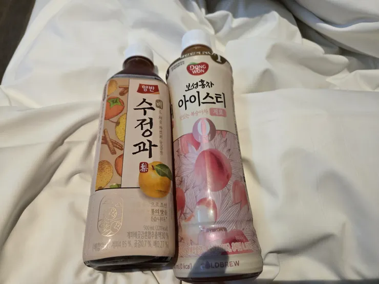 柿子水梨肉桂茶 & 水蜜桃茶