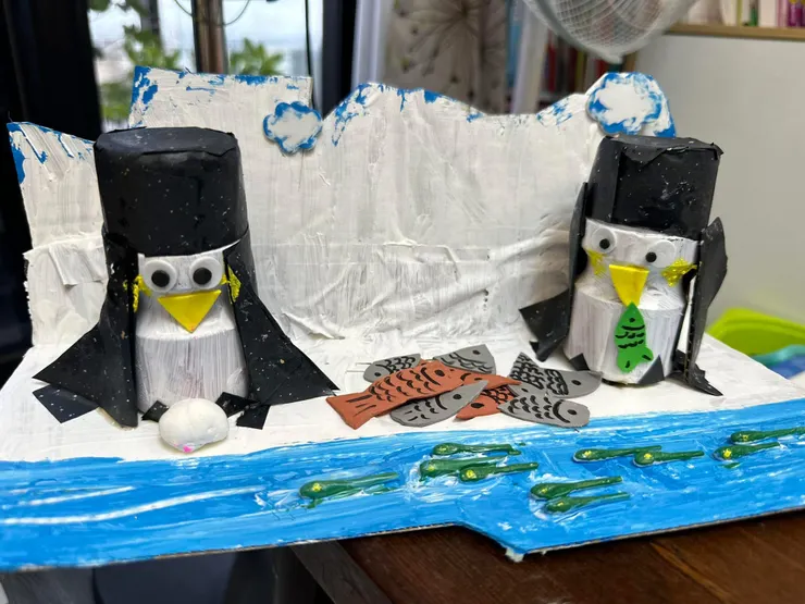 所謂的親子手作，就是「媽媽盡力做」