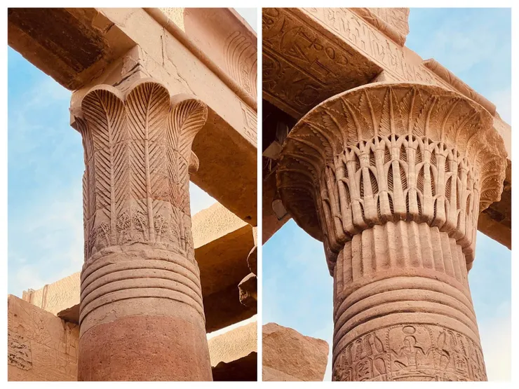 蓮花柱頭和紙莎草柱頭