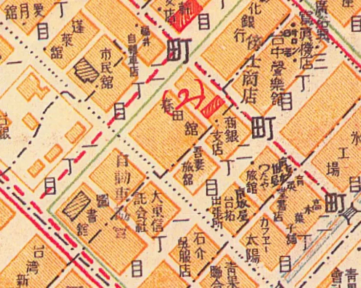 影像截自臺灣百年歷史地圖
