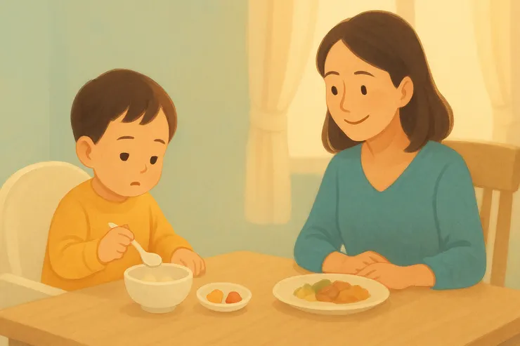 孩子吃飯太慢時，比起催促，更需要的是陪伴與調整節奏。