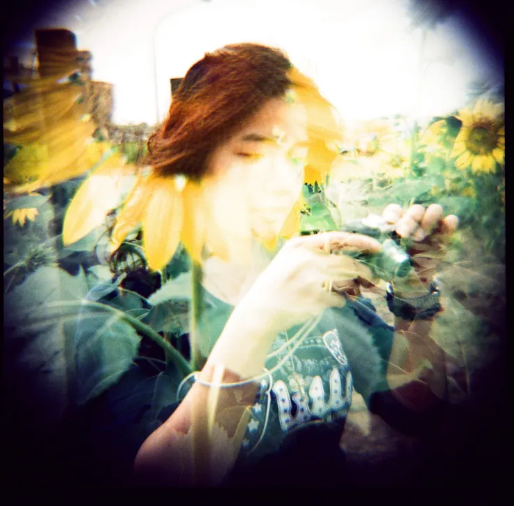 DIANA+ & ERP64 ,重曝 shot by Emma @ 橋頭,台灣。24 / 11 / 2009 .