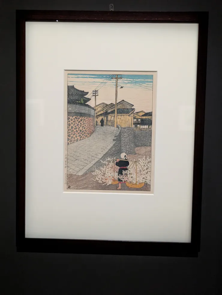 長崎金屋町--川瀨巴水