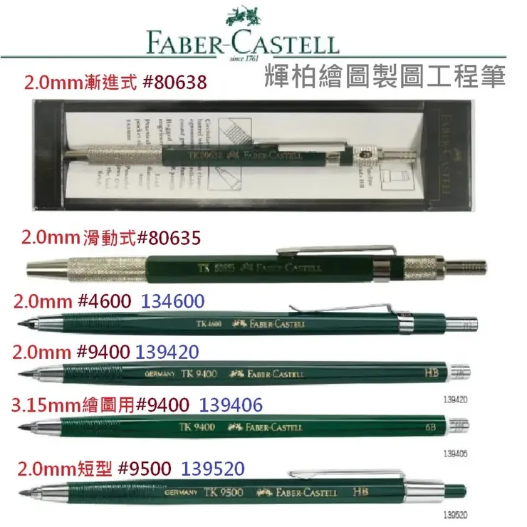 輝柏製圖工程筆。