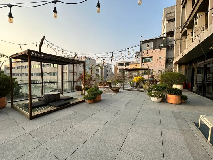 三樓的露台，超舒服