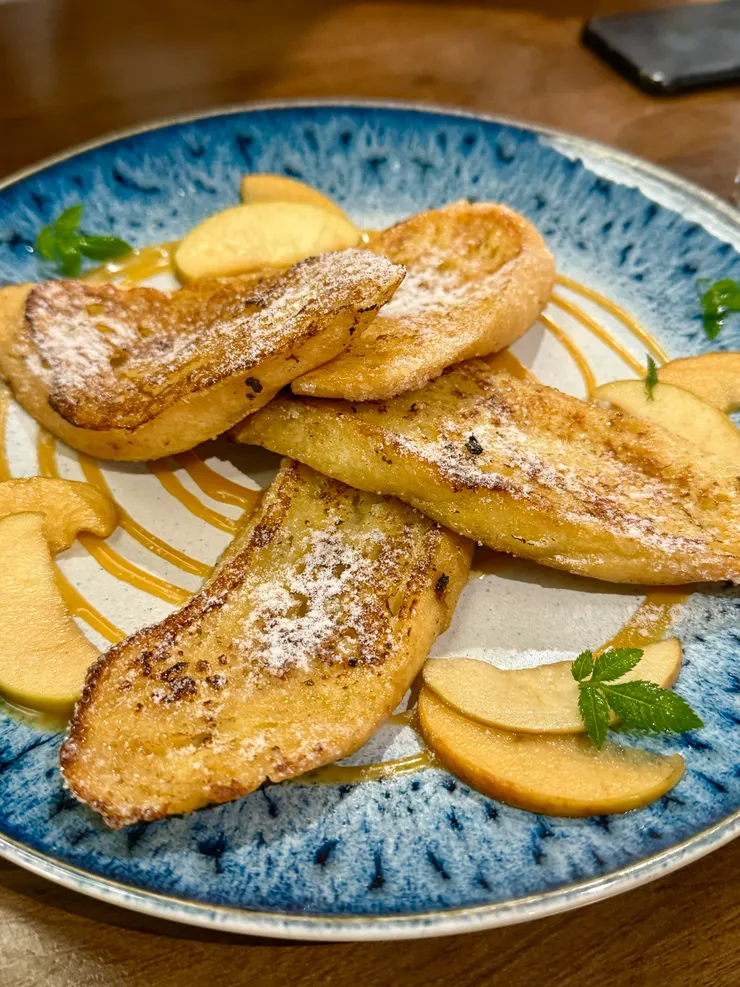 海鹽焦糖蘋果法式吐司